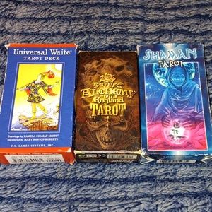 🌟Bundle of 3 Tarot Decks🌟❗️Worn boxes - See photos❗️Firm Price